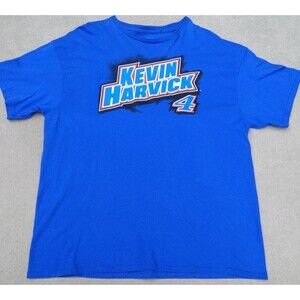 Kevin Harvick #4 Stewart-Haas Racing  2019 Blue 2XL T-shirt NASCAR Pre-owned